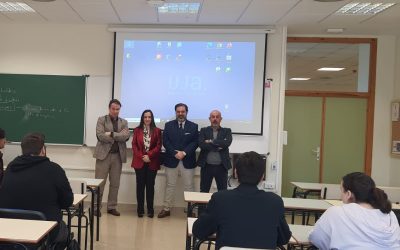 Ponencia en la clases de Creación de empresas y Marketing sectorial en la UJA